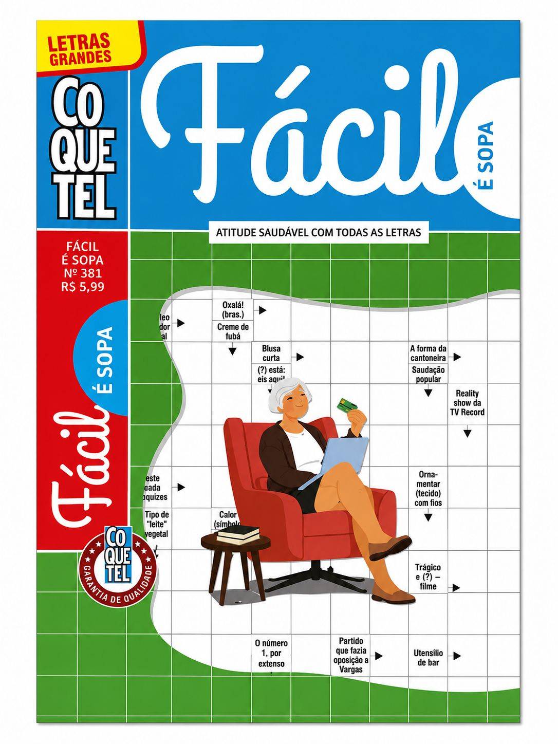 COQUETEL FACIL NIVEL É SOPA N381 (LETRAS GRANDES)