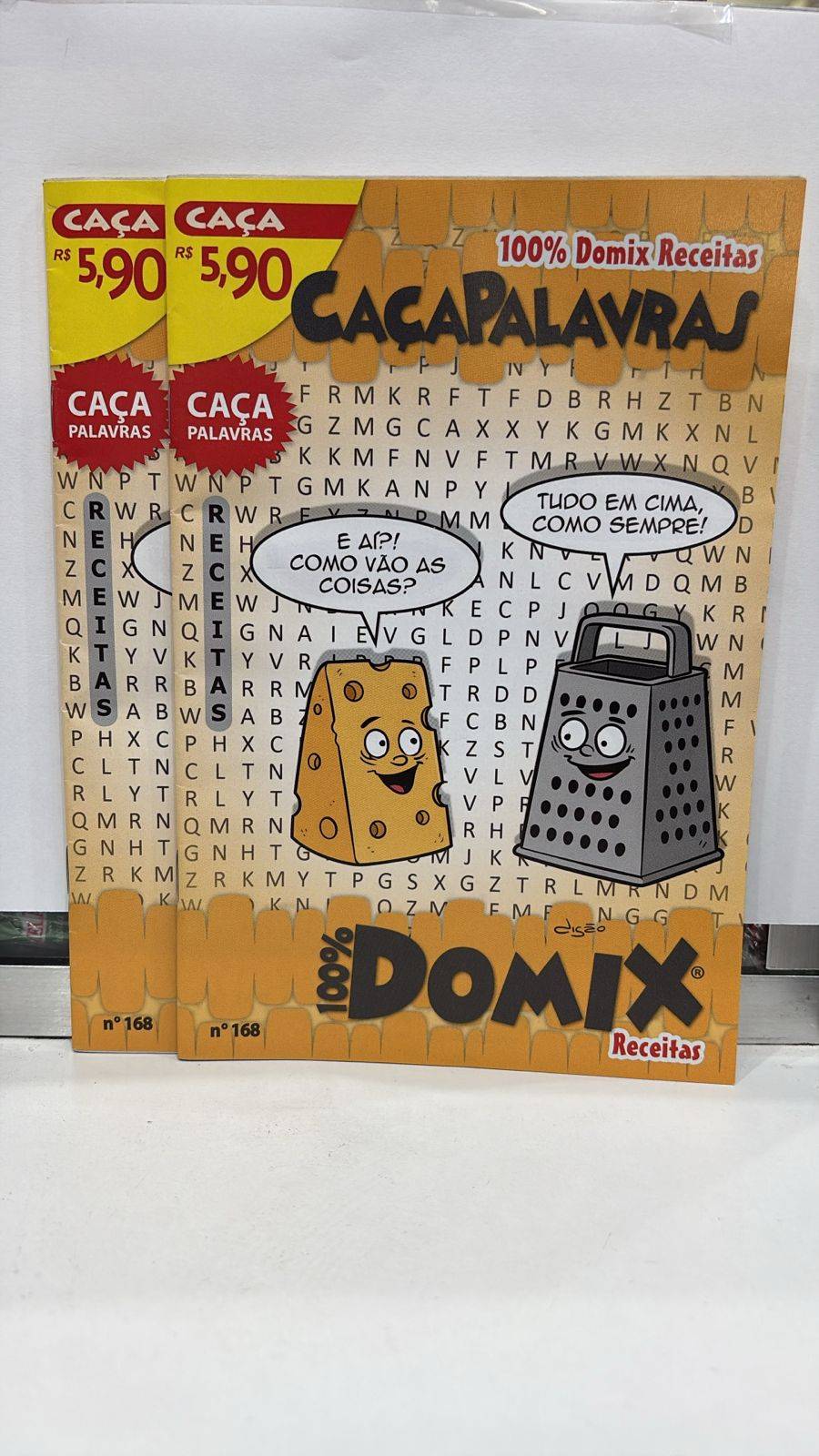 CAÇA PALAVRAS 100% DOMIX RECEITAS N 168