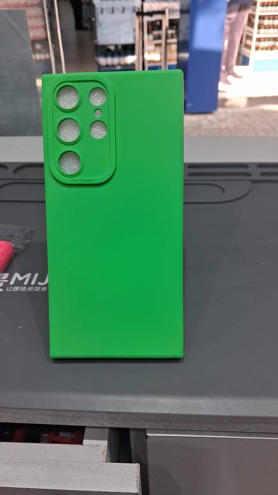CAPA CASE S23 ULTRA VERDE NEON