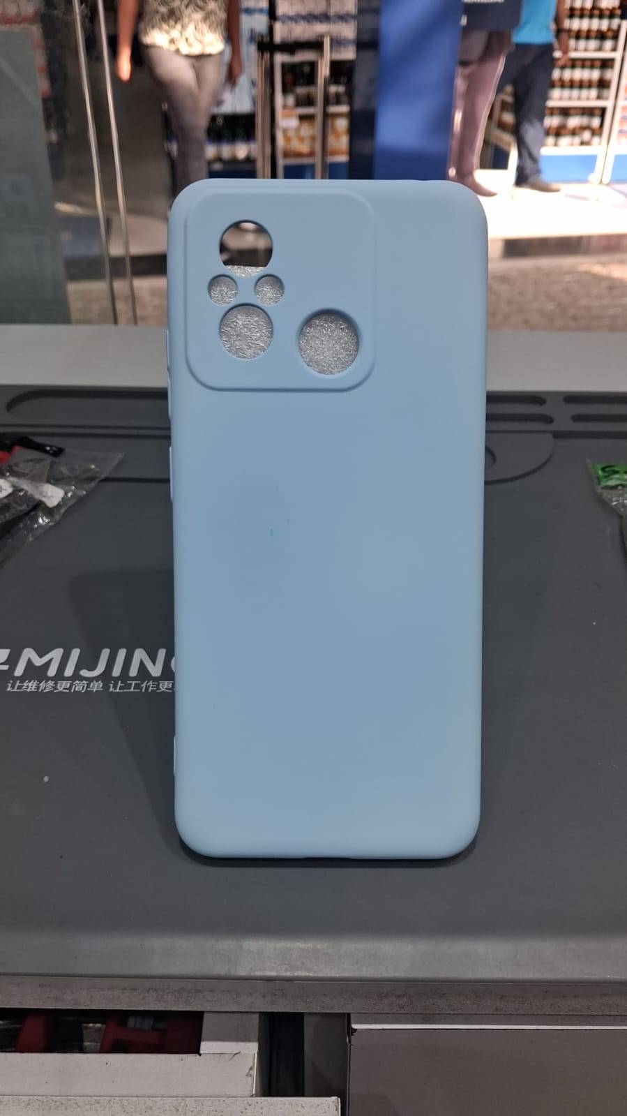 CAPA CASE REDMI NOTE 12 C AZUL CLARO