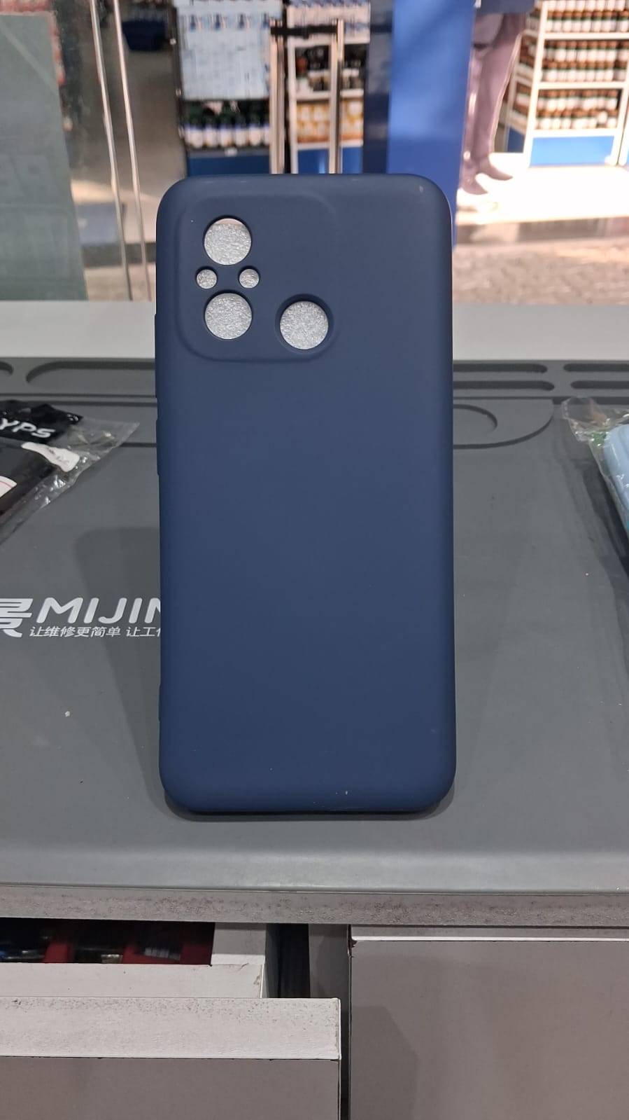 CAPA CASE REDMI NOTE 12 C AZUL MARINHO