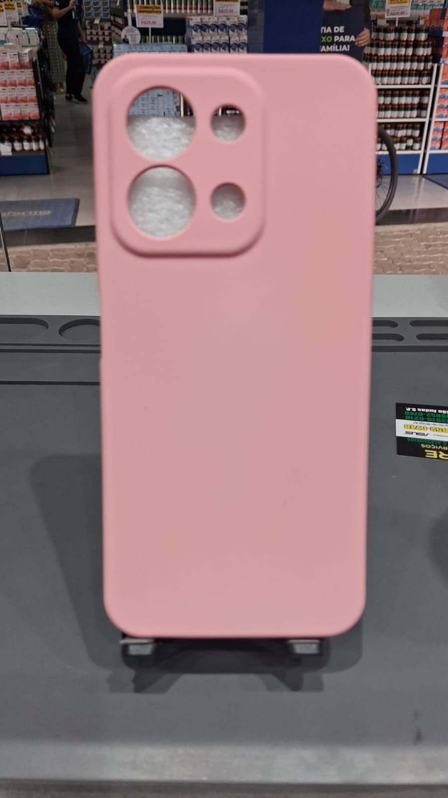 CAPA CASE REDMI 15C ROSA BEBE