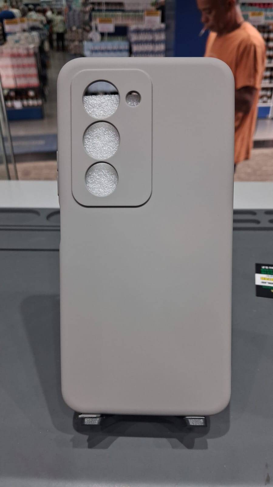 CAPA CASE REDMI 15 CINZA