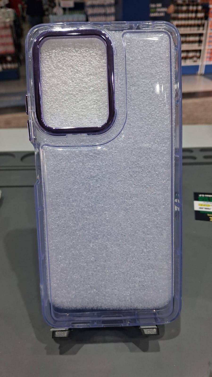 CAPA TRANSPARENTE ROXA REDMI 12