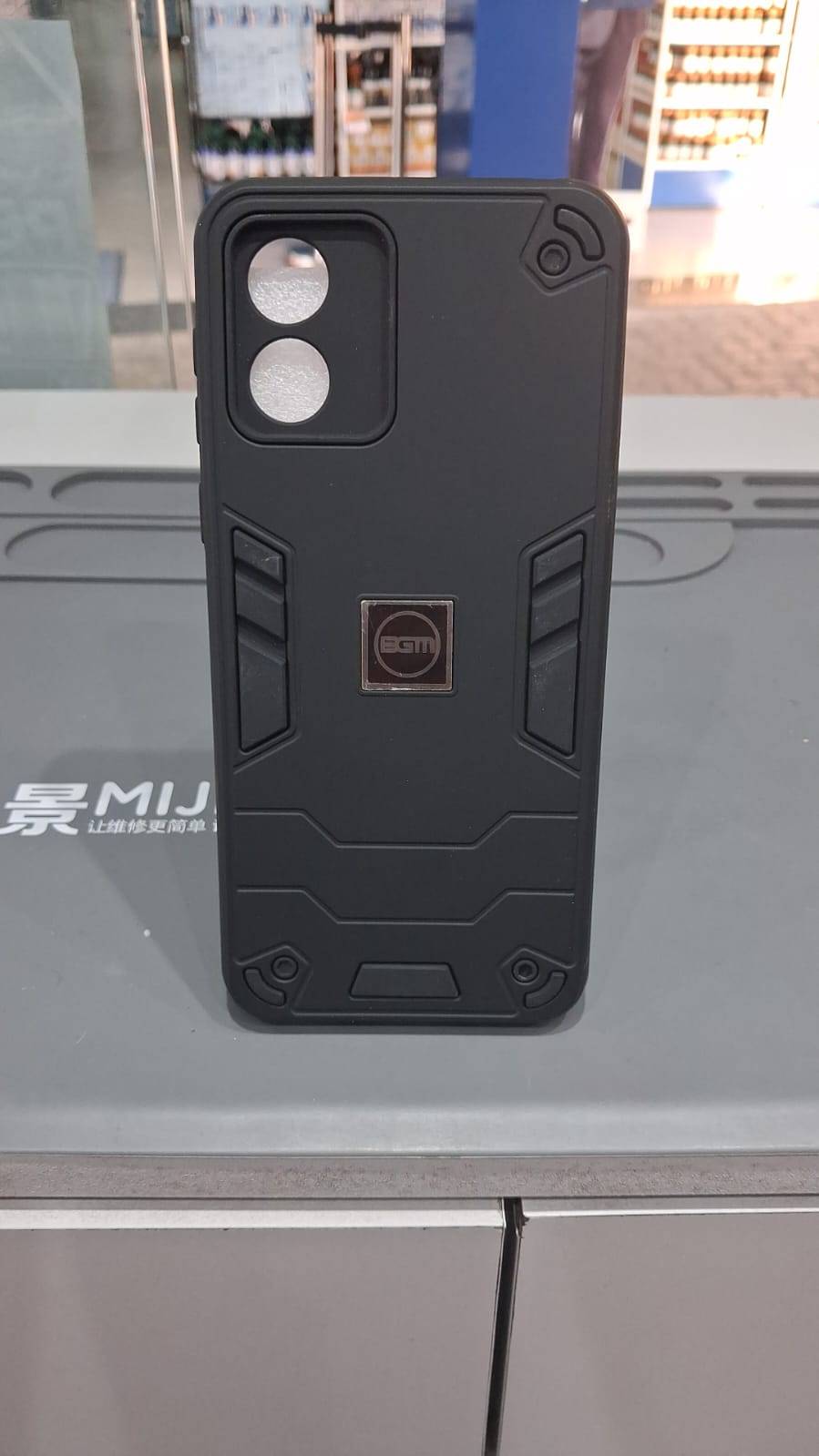 CAPA CASE E22 PRETA PERSONALISADA