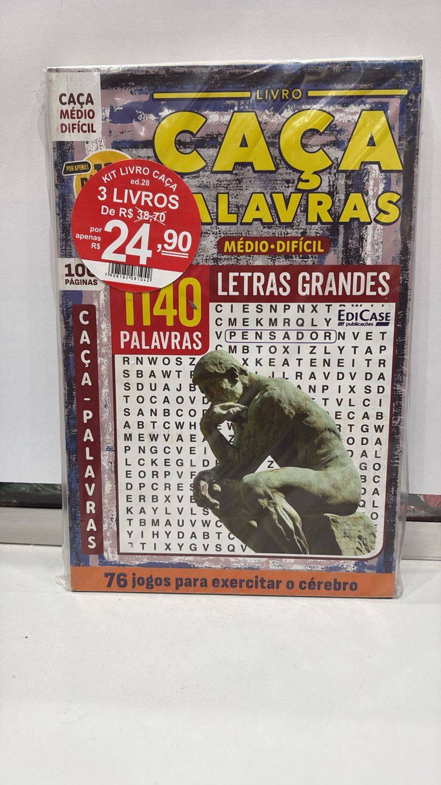 KIT LIVRO 3 CAÇA PALAVRAS