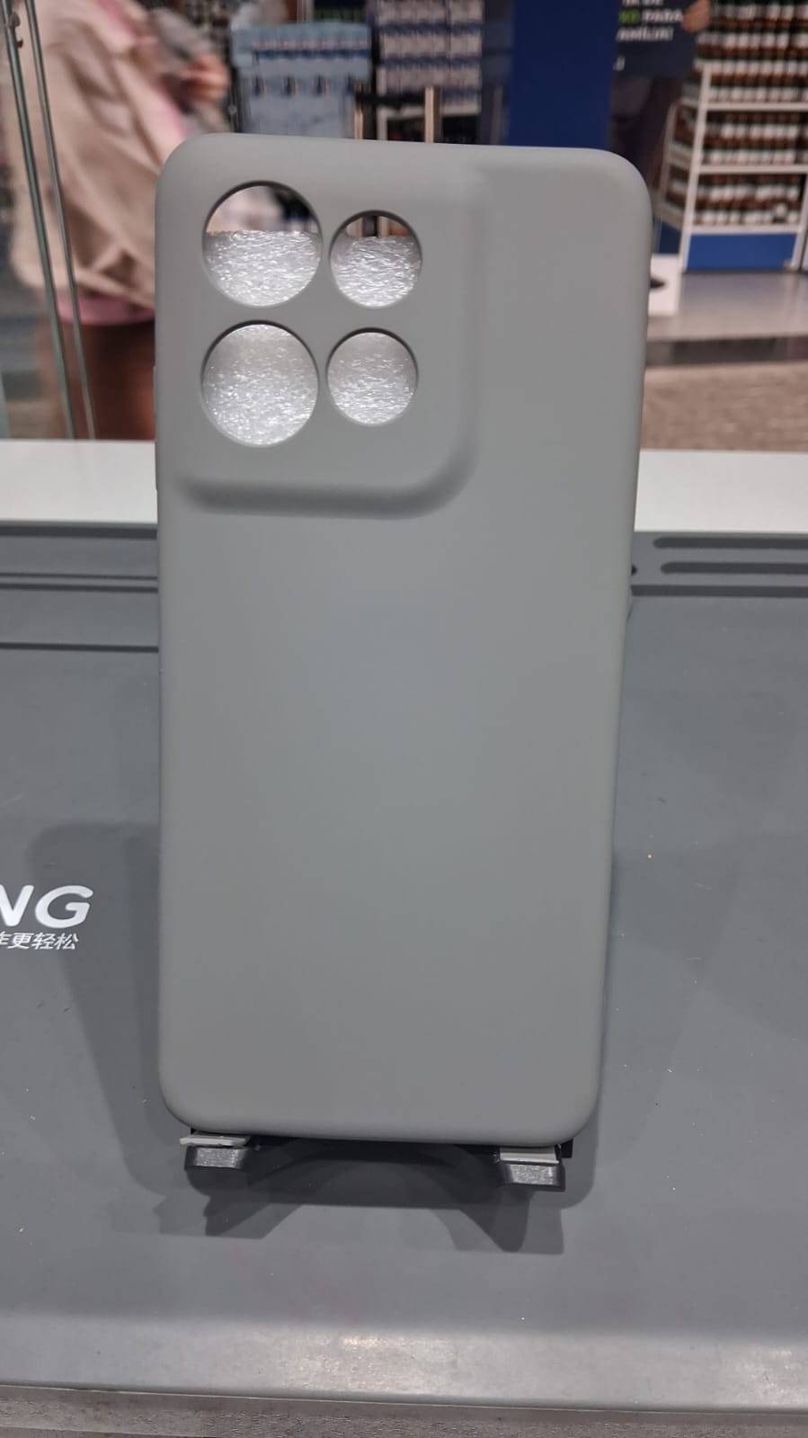 CAPA CASE EDGE 60 NEO CINZA