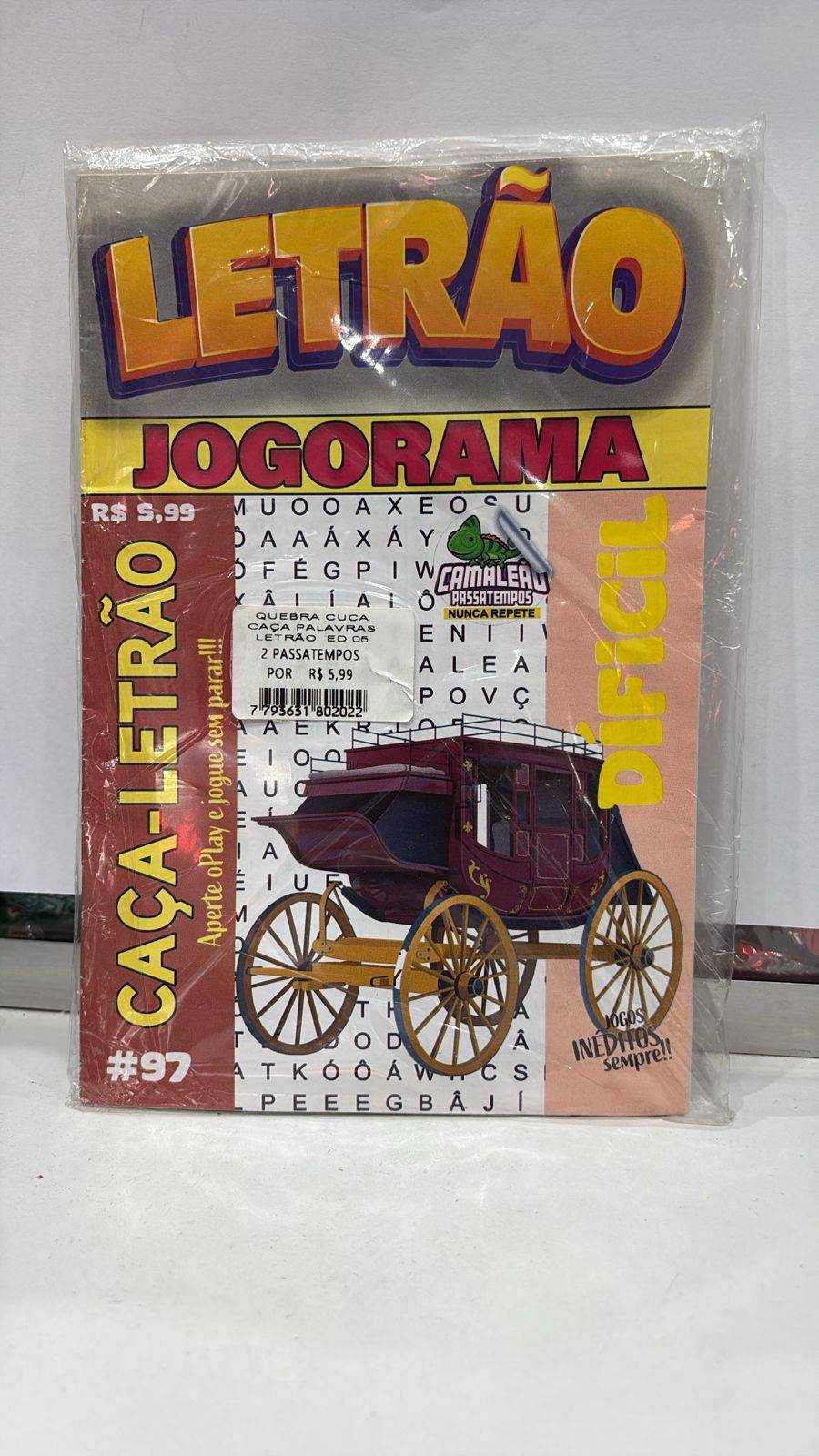 CAÇA PALAVRAS LETRÃO JOGORAMA