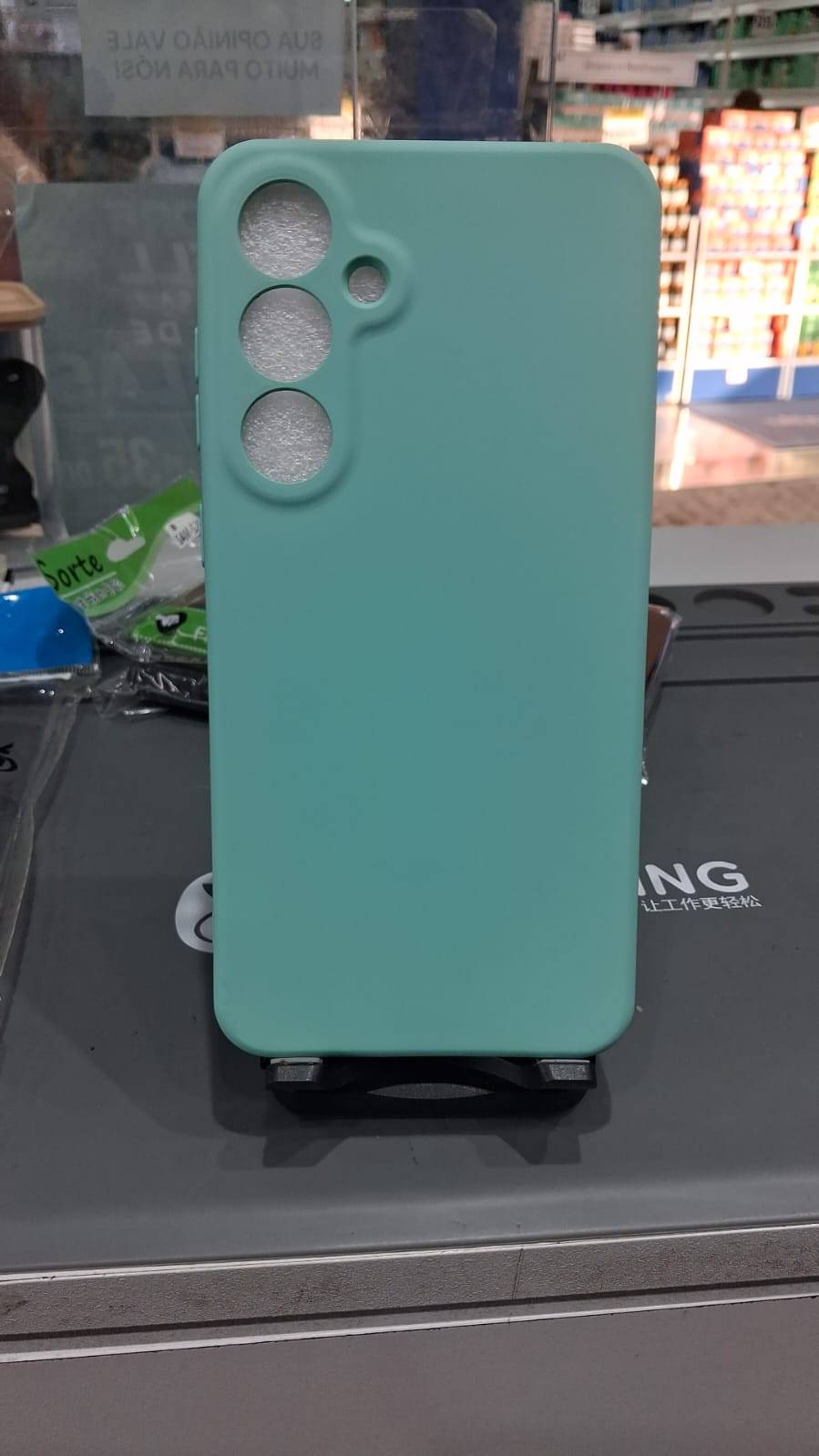 CAPA S24 FE VERDE AGUA