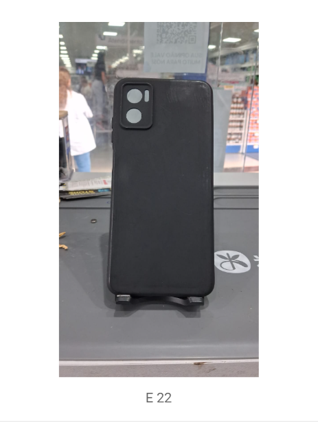 CAPA CASE E22 PRETA