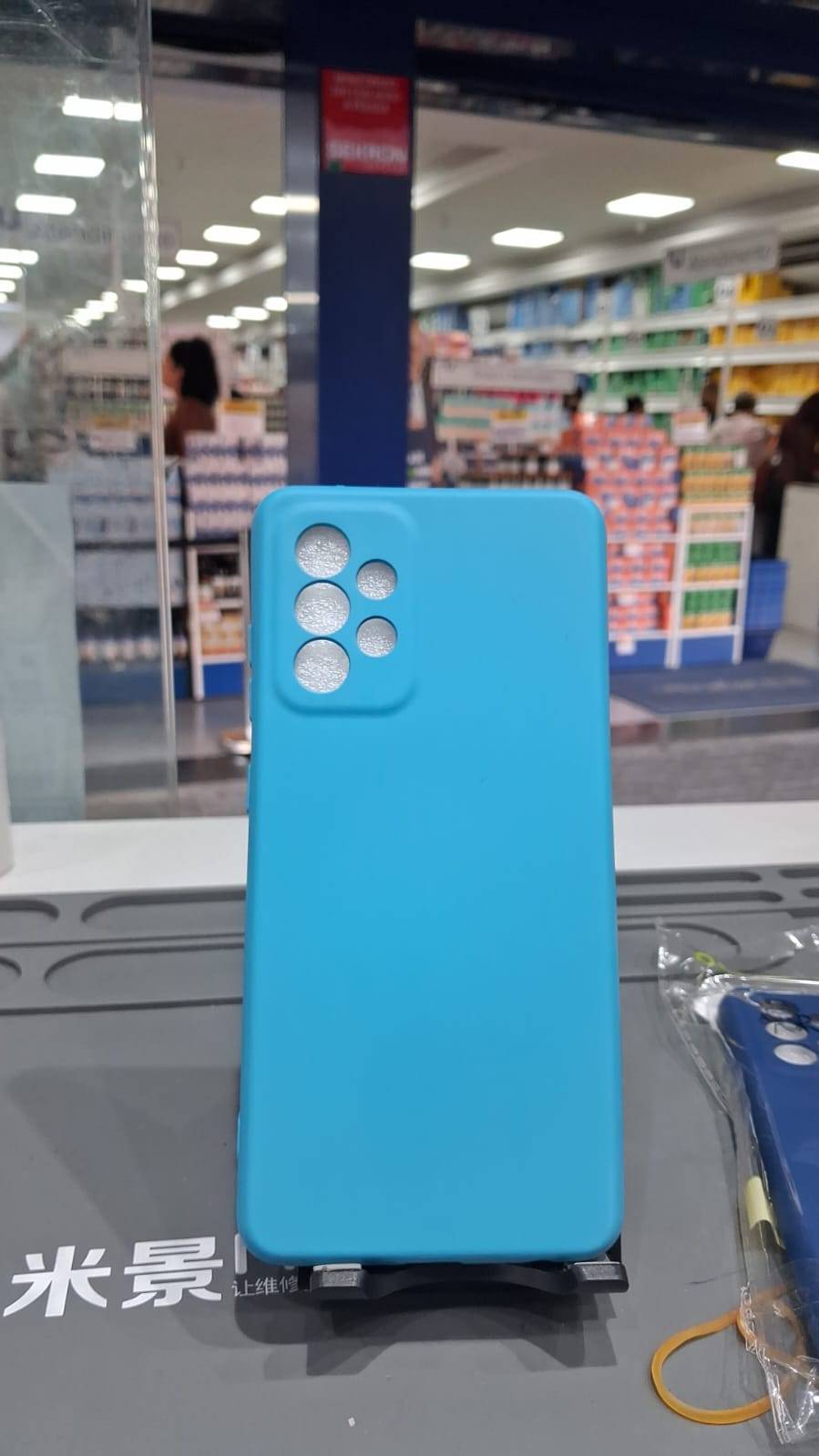 CAPA CASE A52 AZUL BEBE