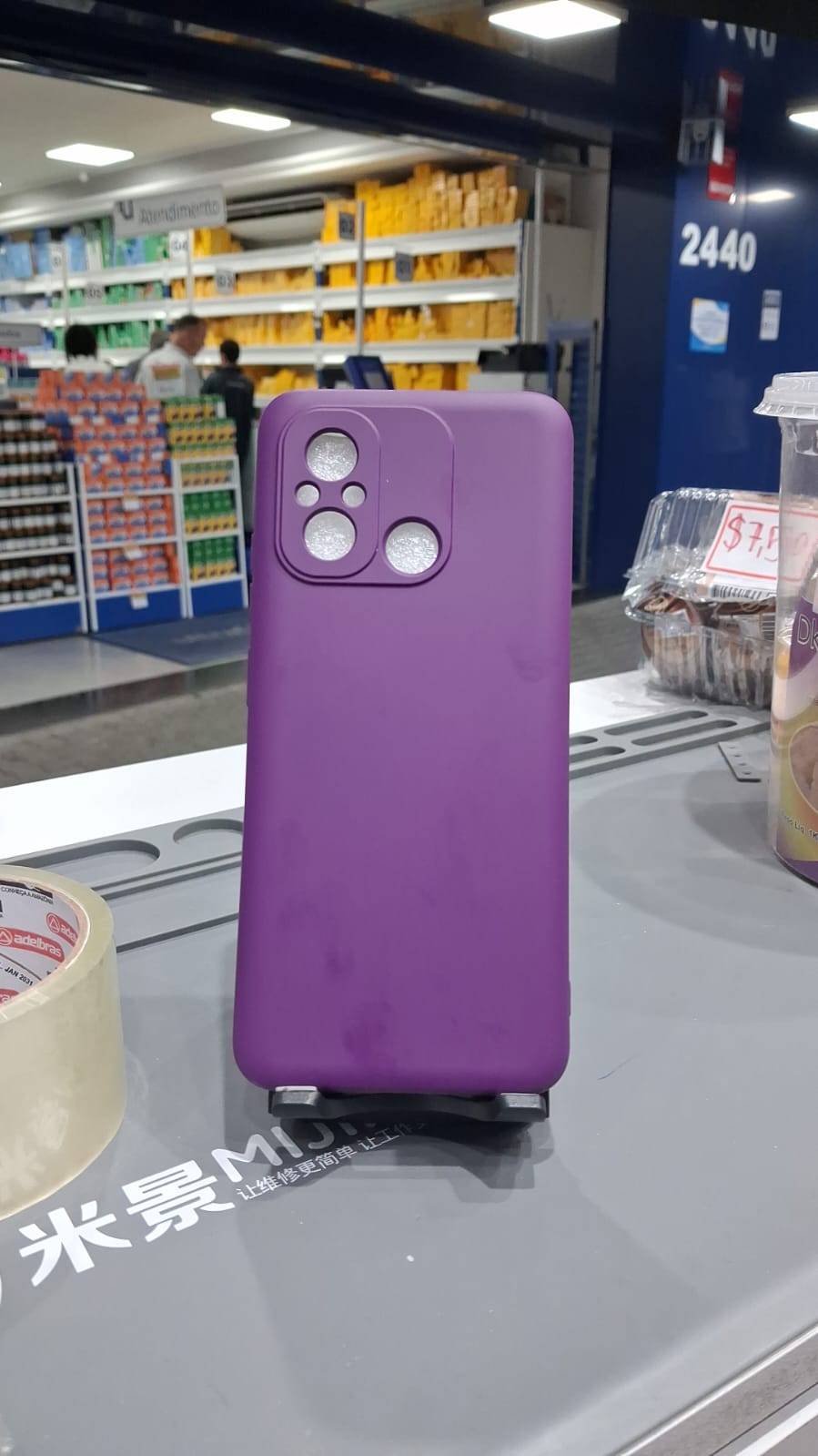 CAPA CASE M 12 C ROXA