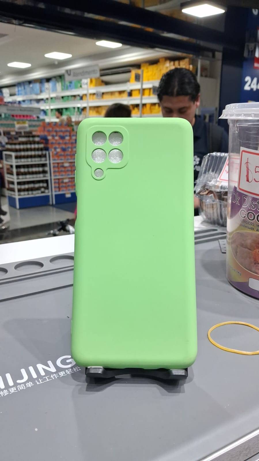 CAPA CASE M56 VERDE FLORECENTE