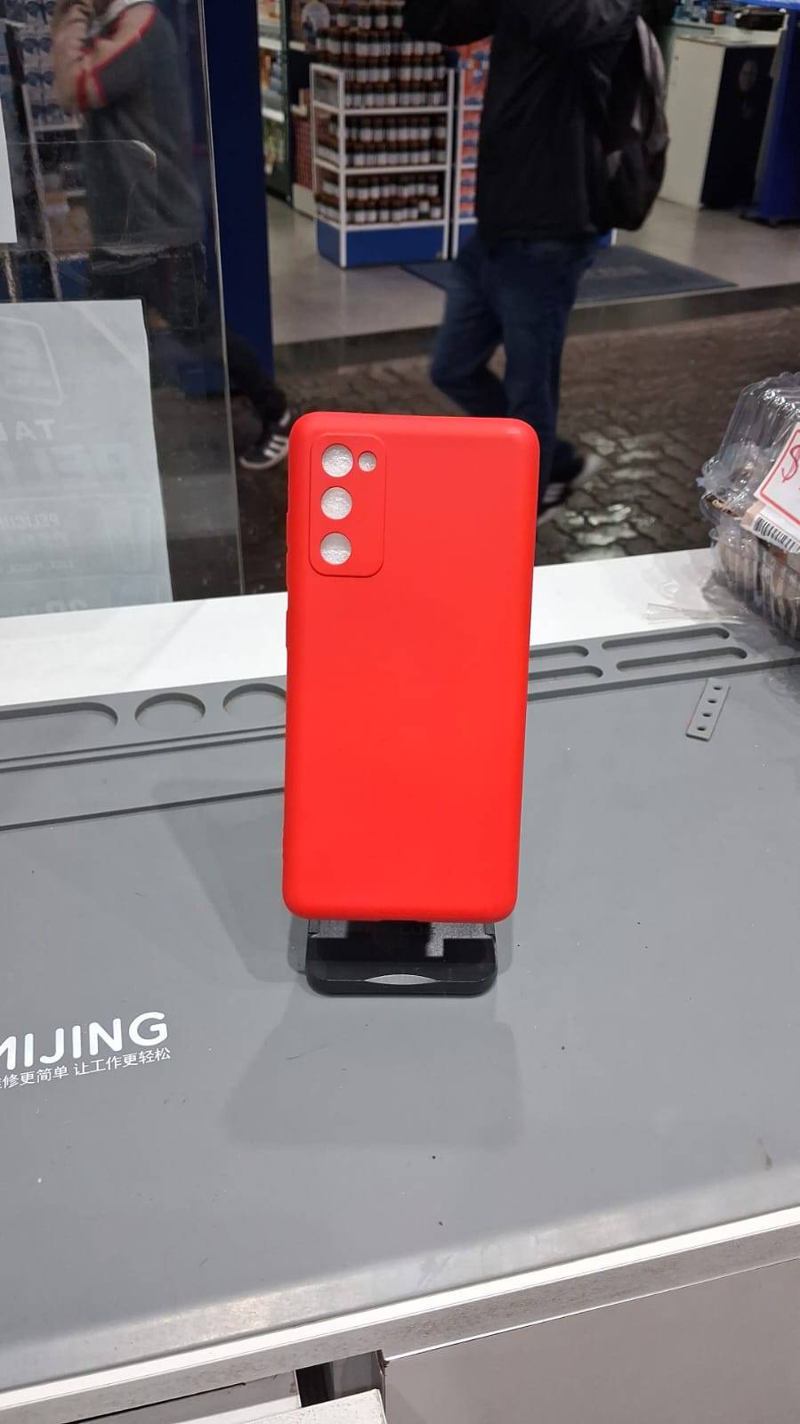 CAPA CASE S20 FE VERMELHO