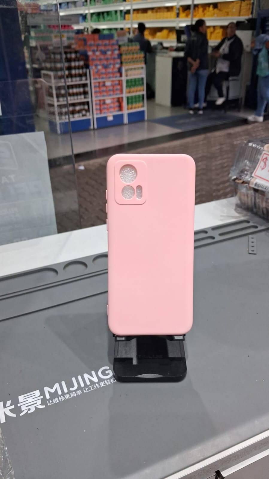 CAPA CASE ROSA CLARO EDGE 30 NEO