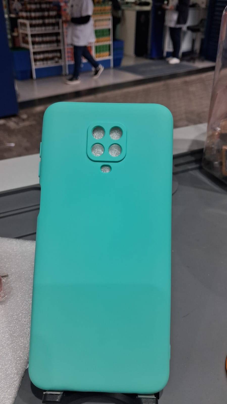 CAPA CASE RM NOTE 9s VERDE AGUA