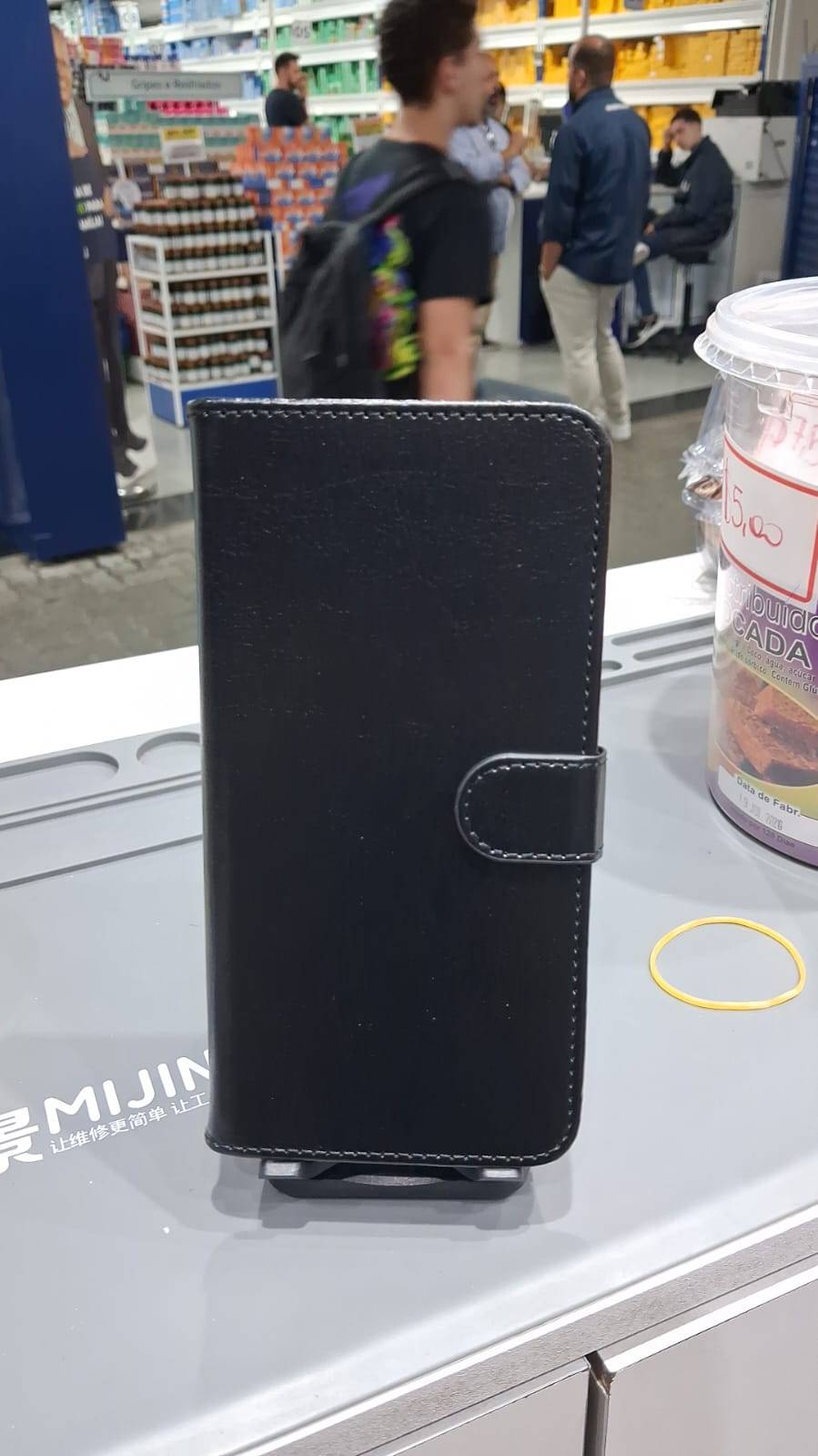 CAPA CARTEIRA MT 6S PLUS PRETA