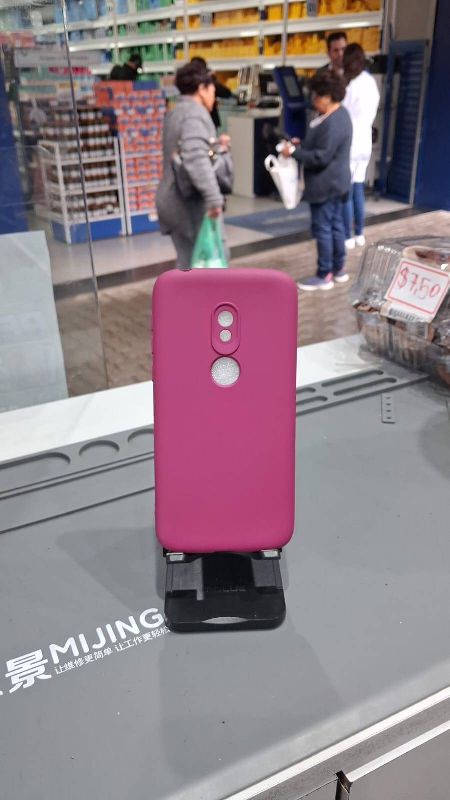 CAPA CASE G7 PLAY ROSA ESCURO