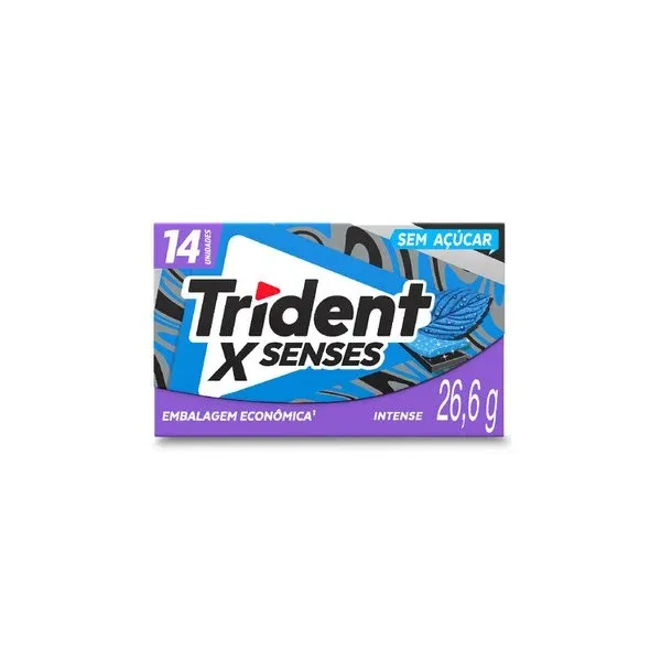 TRIDENT X SENSES 14 UNIDADES