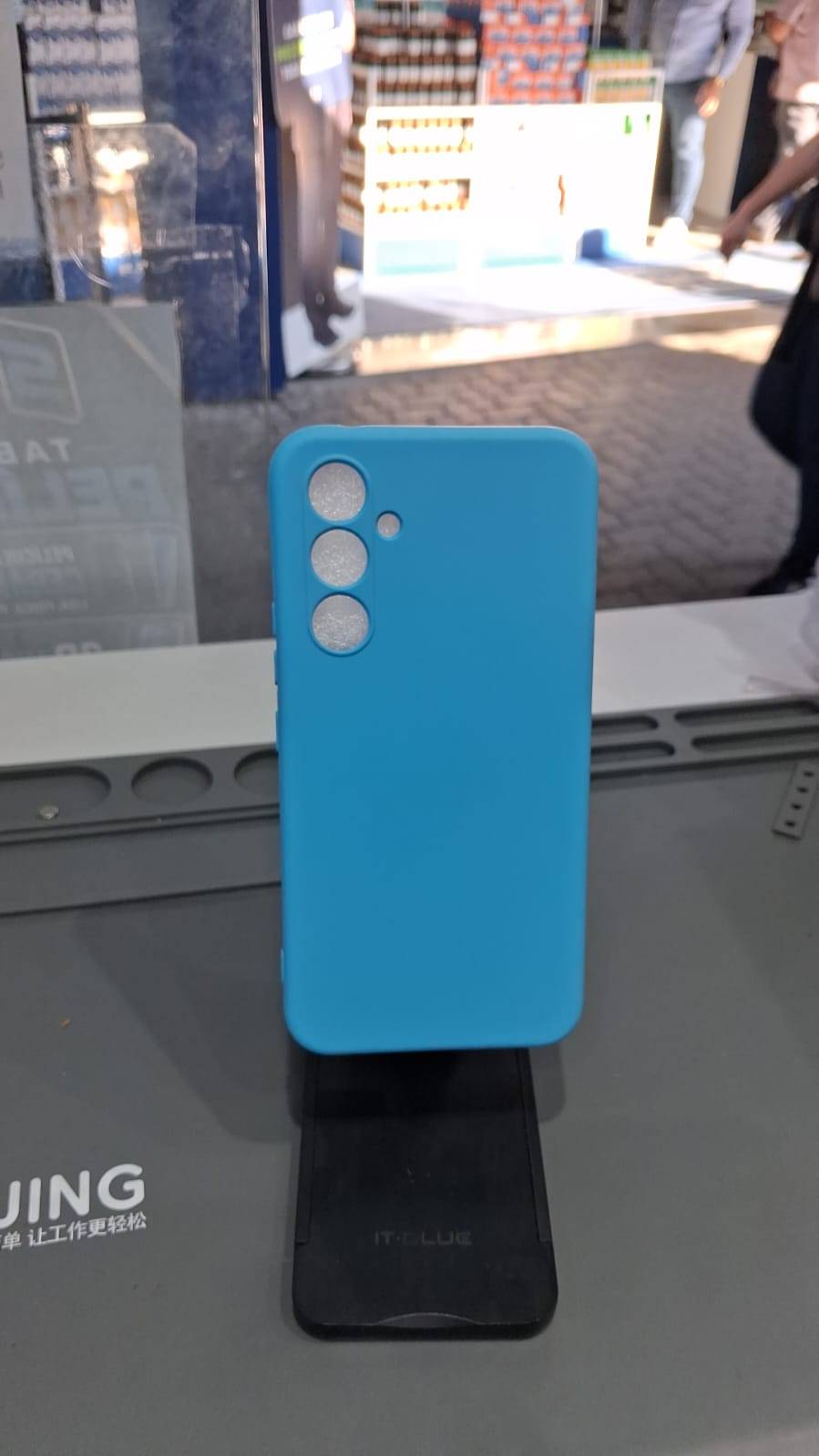 CAPA CASE AZUL CLARO A54