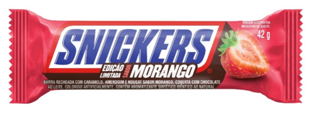 SNICKERS DE MORANGO