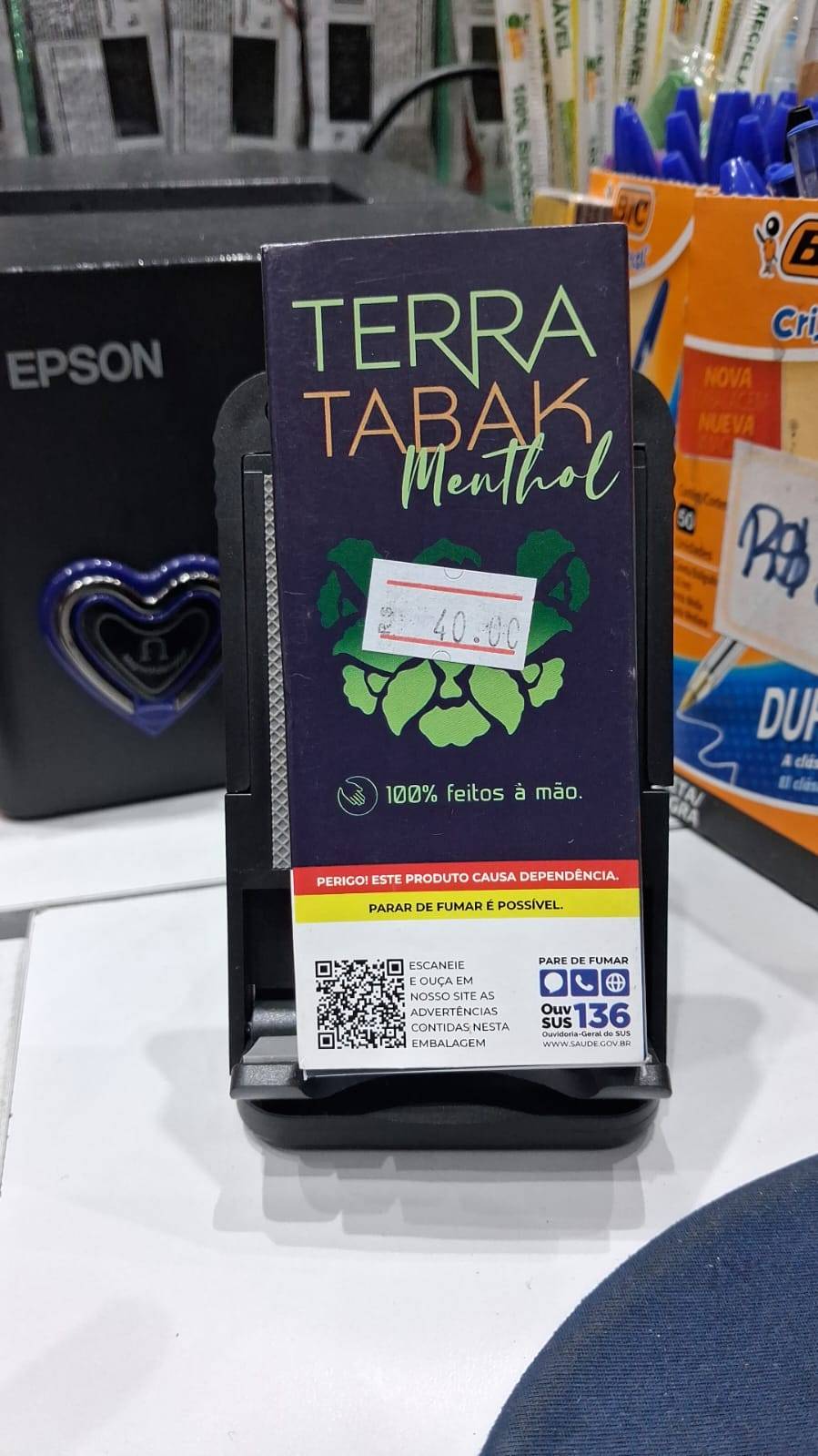 PALHEIRO TERRA TABAK MENTOL