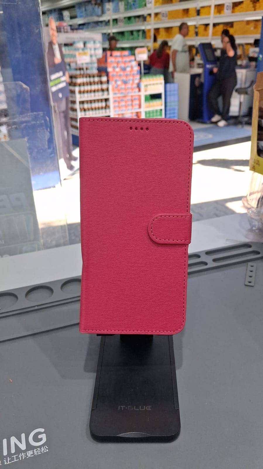 CAPA CARTEIRA ROSA ESCURO A34