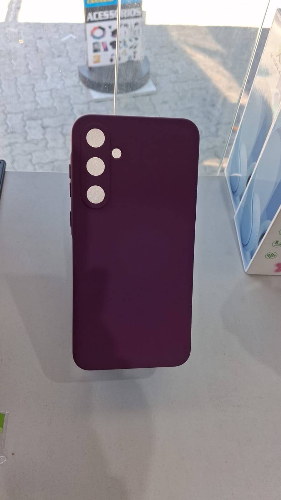 CAPA CASE ROXO ESCURO A55
