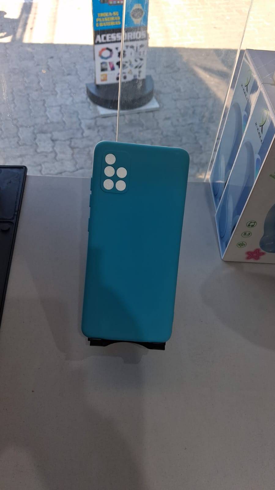 CAPA CASE AZUL CLARO A51