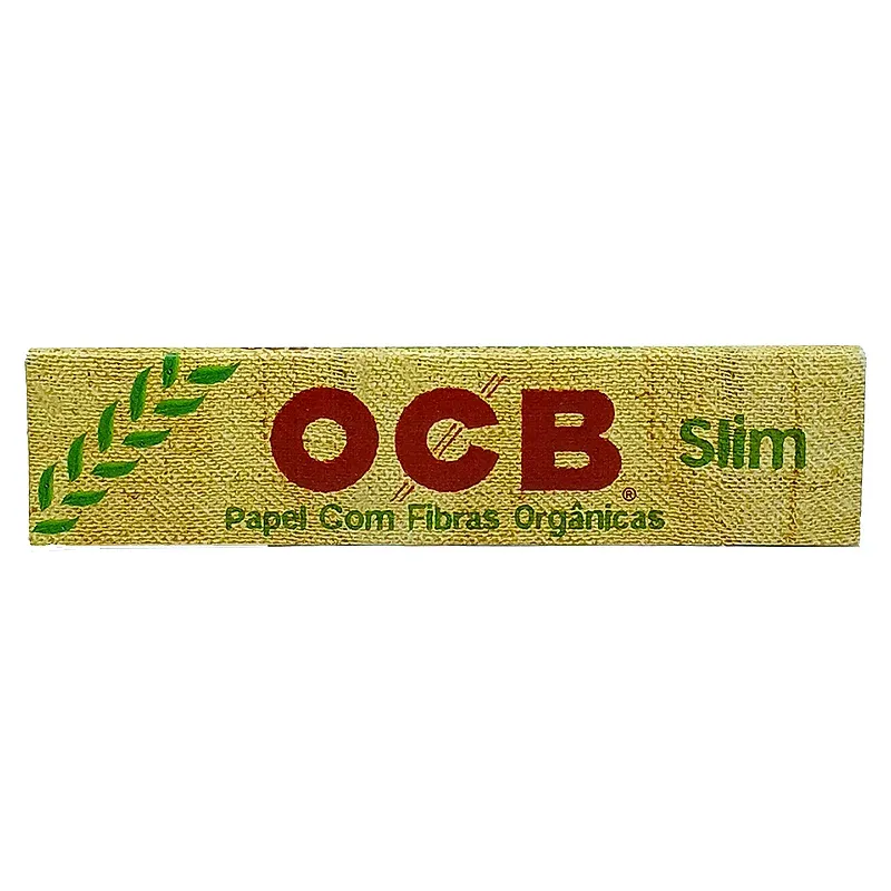 SEDA OCB SLIM PAPEL COM FIBRAS ORGÂNICAS