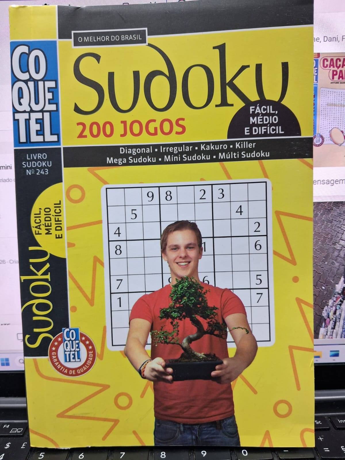 COQUETEL SUDOKU FACIL, MEDIO E DIFICIL