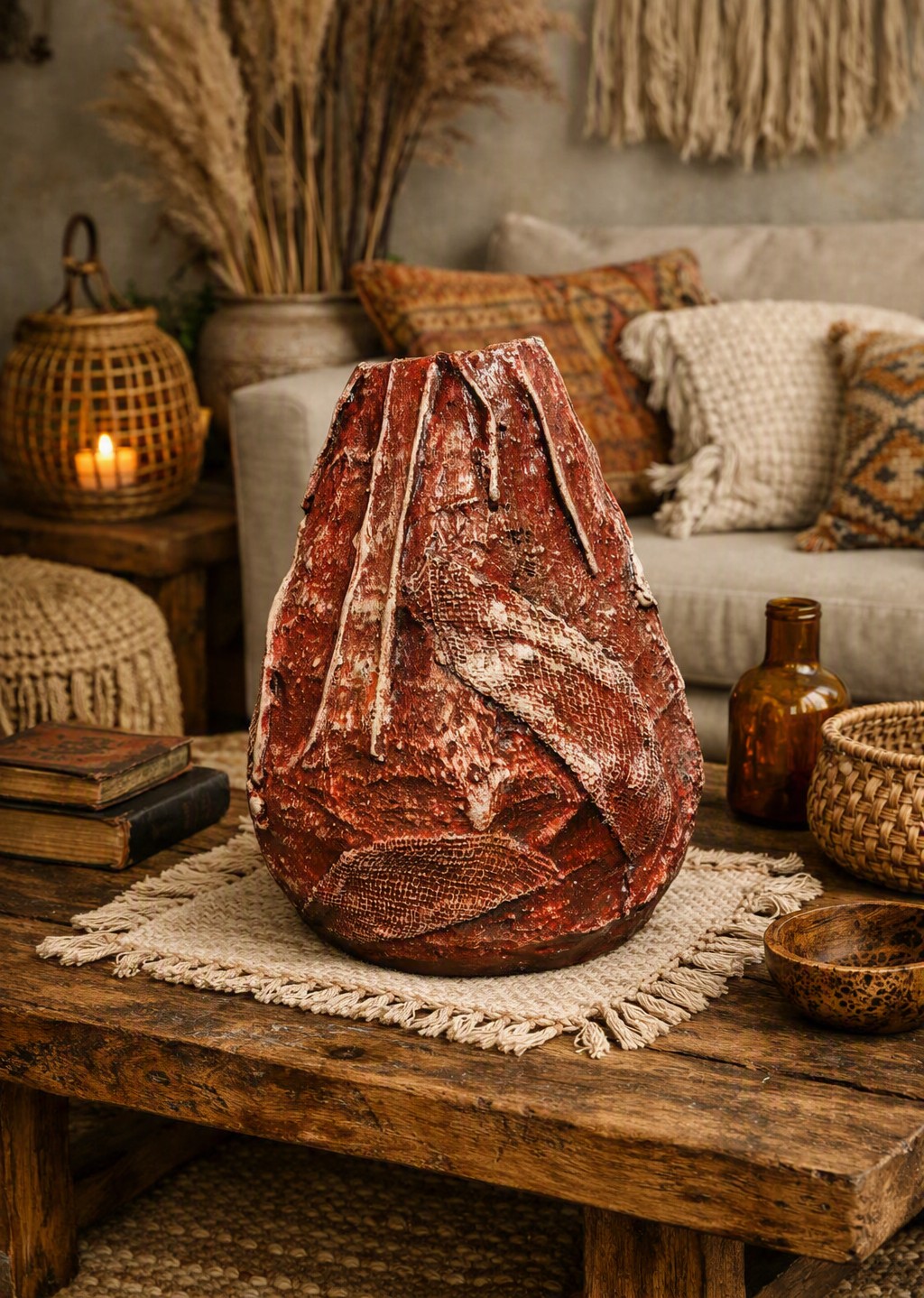 VASO TREVISO DECORATIVO COM DESIGN EXCLUSIVO-30X22,5