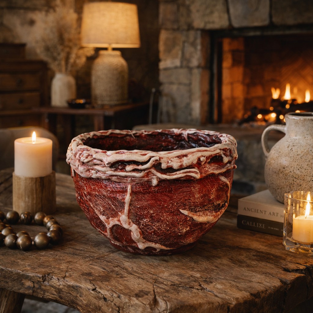 BOWLS DECORATIVO COM DESIGN EXCLUSIVO - 14x20,5x20,5