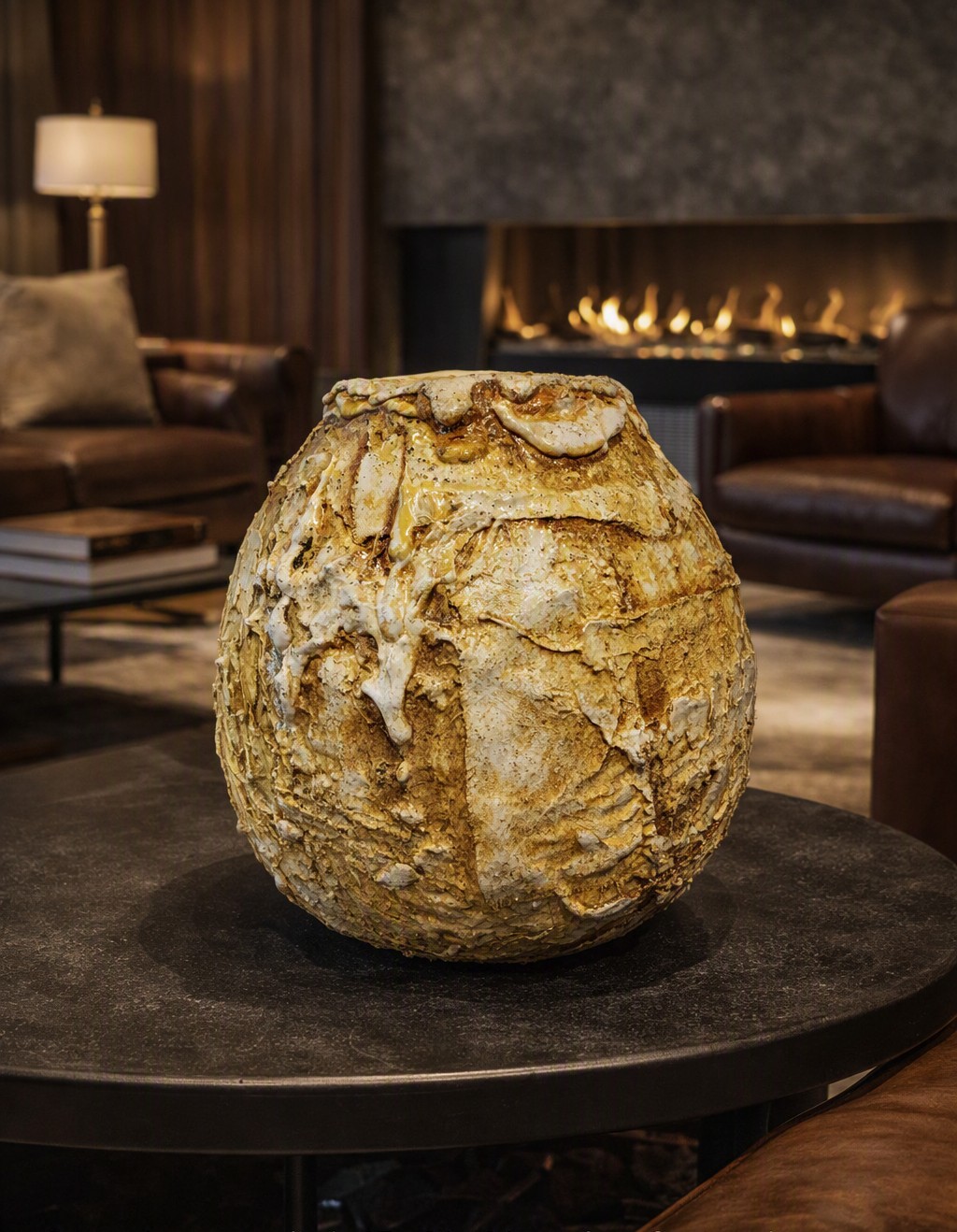 VASO AREZZO DECORATIVO E EXCLUSIVO EM RELEVO-27X24