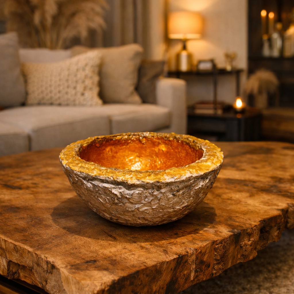 BOWLS DECORATIVO COM DESIGN EXCLUSIVO E AUTORAL 20X11
