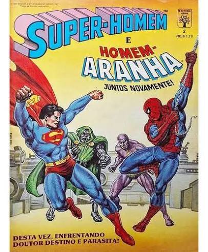 SUPERMAN E HOMEM ARANHA n 1 DOUTOR DESTINO E O PARASITA