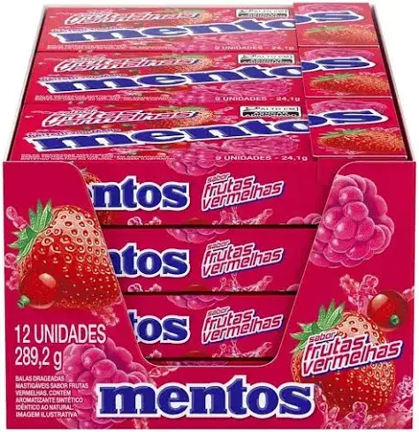MENTOS FRUTAS VERMELHAS BOX