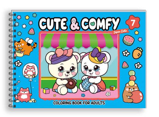 CUTE & COMFY SUPER EXTRA coloring book