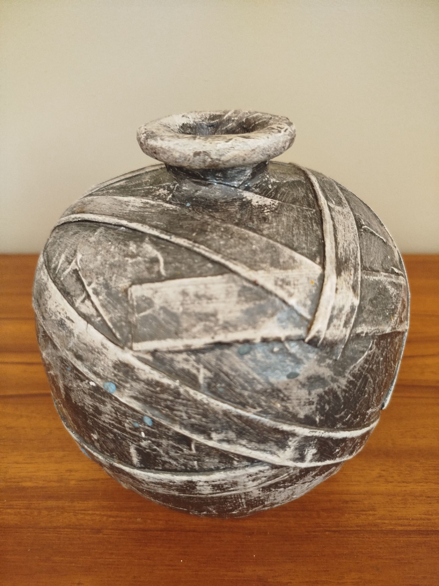 VASO DE CERÂMICA BLACK METAL