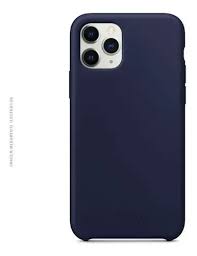 CAPA SILICONE CASE IPHONE 11 PRO MAX AZUL MARINHO