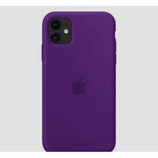 CAPA SILICONE CASE IPHONE ROXA ESCURA 12/12 PRO
