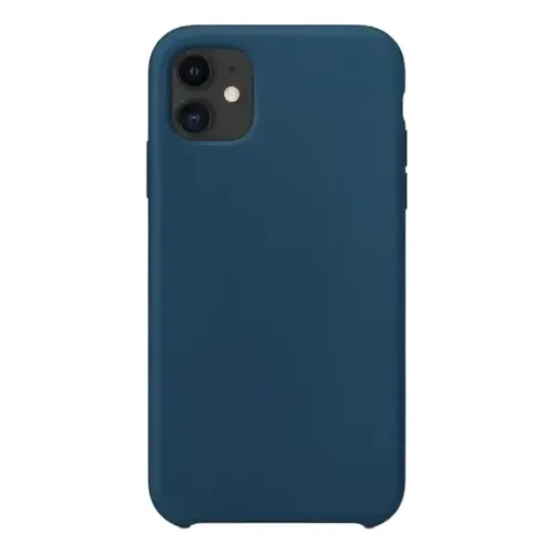 CAPA SILICONE CASE IPHONE 12 PRO MAX AZUL MARINHO