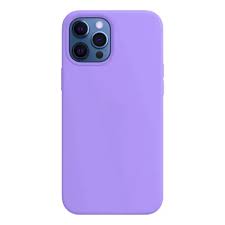 CAPA SILICONE CASE IPHONE 12 PRO MAX LILAS