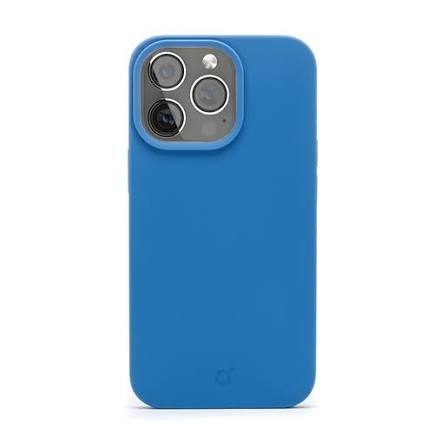 CAPA SILICONE CASE IPHONE 14 PRO MAX/PLUS AZUL