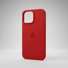 CAPA SILICONE CASE IPHONE 14 PRO MAX/PLUS VERMELHA