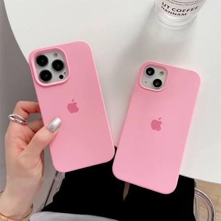 CAPA SILICONE CASE IPHONE 13 PRO MAX ROSA BEBÊ