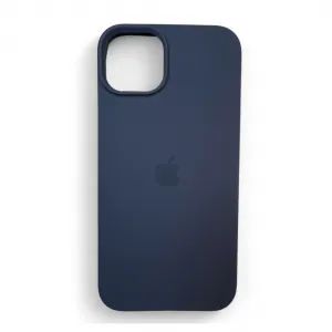 CAPA SILICONE CASE IPHONE 15 PRO MAX/PLUS AZUL MARINHO