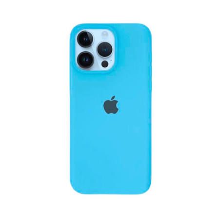 CAPA SILICONE CASE IPHONE 15 AZUL