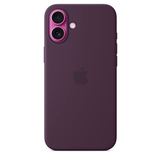 CAPA SILICONE CASE IPHONE 16 PLUS ROXO UVA
