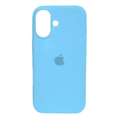 CAPA SILICONE CASE IPHONE 16 PLUS AZUL